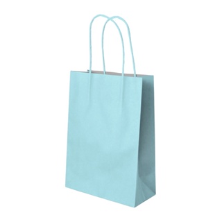 SACOLINHAS SURPRESAS LEMBRANCINHAS SACOLA KRAFT AZUL BEBE 17,5X8,5X21,5CM COM 30 UNIDADES. em Oferta na Shopee
