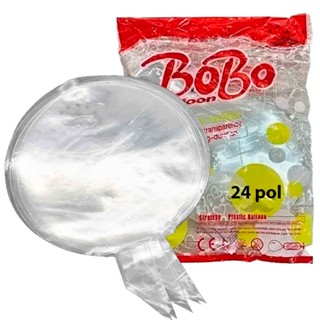 10 Balões Bubble BOBO Bolha 24 polegadas Cristal Transparente 60cm
