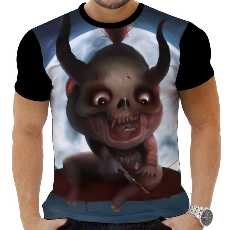 Camiseta Camisa Personalizada Caveira Rock Bateria Metal 5_x000D_