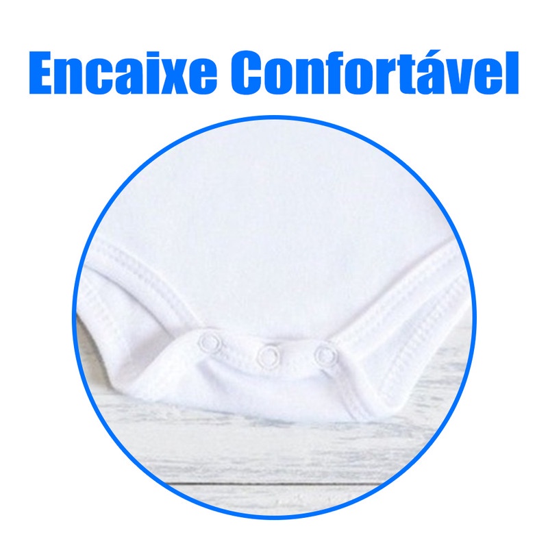 Body de Bebê Personalizado Vasco Sou Vascaíno Igual o Dindo