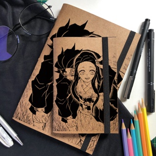 Sketchbook Demon Slayer, Kimetsu no Yaiba em Oferta na Shopee