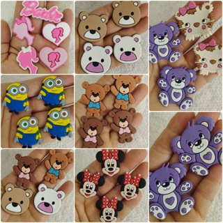 Apliques emborrachados para montagens de prendedor de chupetas,laços e outros em Oferta na Shopee