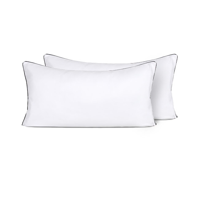 Kit 02 Fronhas Para Travesseiro 90cm x 50cm Línea com Vivo colorido 200 Fios em Oferta na Shopee