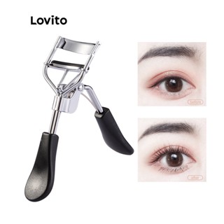 Lovito Curvador de Cílios Liso Com Tampa Plástica L38MU005 (Preto)