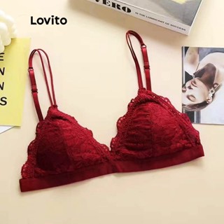 (Item Essencial) Fofo Contraste Básico de Renda Sem Fio 3 / 4 Cobertura para Sutiã Feminino