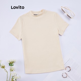 (Item Essencial) Camisetas de manga curta com colarinho fino e liso para mulheres