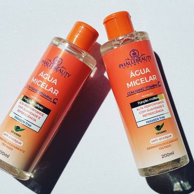 Água Micelar Com Nano Vitamina C - Phallebeauty