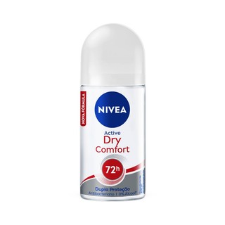NIVEA Desodorante Antitranspirante Roll On Dry Comfort 50ml em Oferta na Shopee