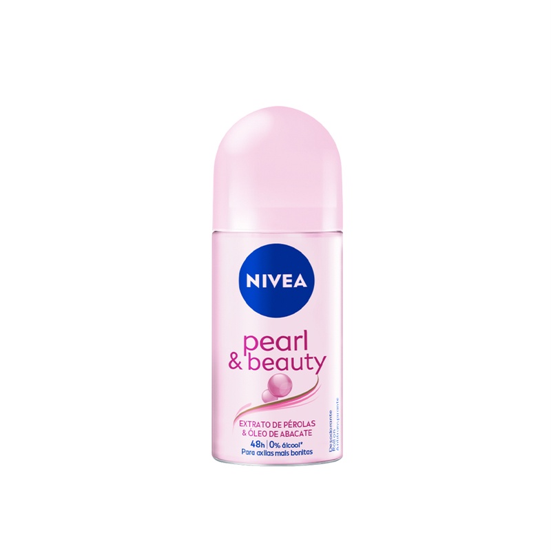 NIVEA Desodorante Roll-on Pearl & Beauty 50ml BBB 26 em Oferta na Shopee
