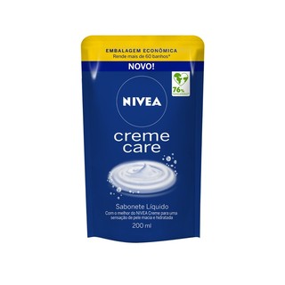 NIVEA Sabonete Líquido Refil Creme Care 200ml em Oferta na Shopee