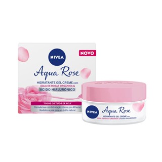 NIVEA Creme Hidratante em Gel Aqua Rose 50ml em Oferta na Shopee