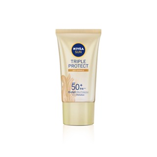 NIVEA Sun Protetor Solar Facial Tripla Proteção Antissinais Fps 50 40ml