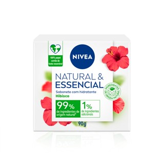 NIVEA Sabonete Em Barra Natural E Essencial Hibisco 90g