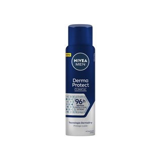 NIVEA MEN Desodorante Antitranspirante Aerossol Derma Protect Clinical 150ml em Oferta na Shopee