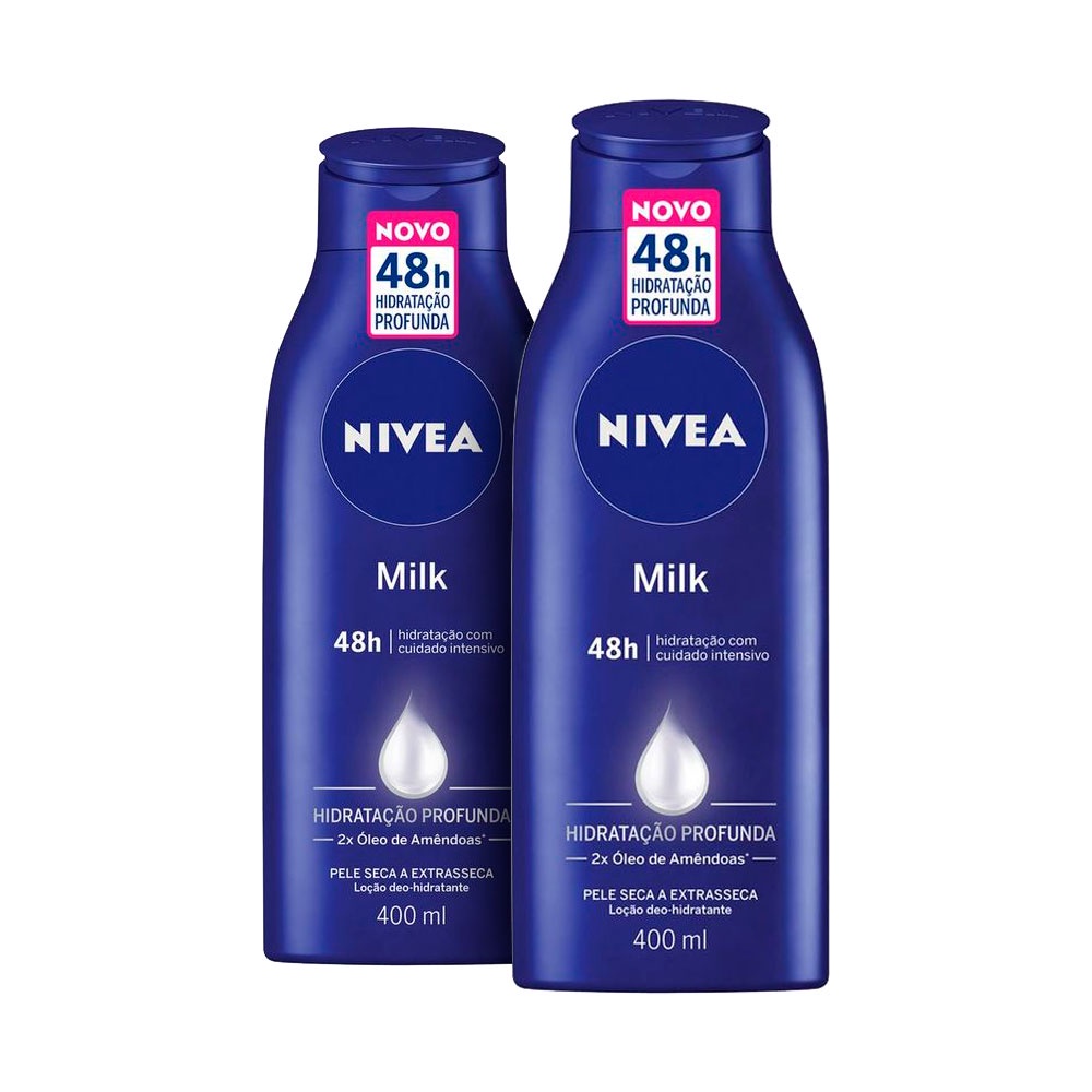 KIT NIVEA Loção Hidratante Milk Pele Se...