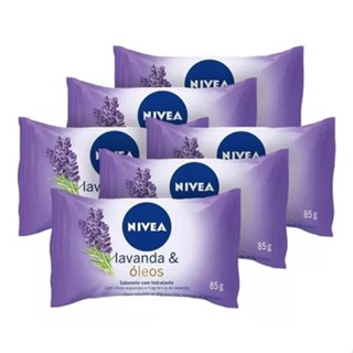 KIT NIVEA Sabonete Em Barra Lavanda 85g - 6 Unidades