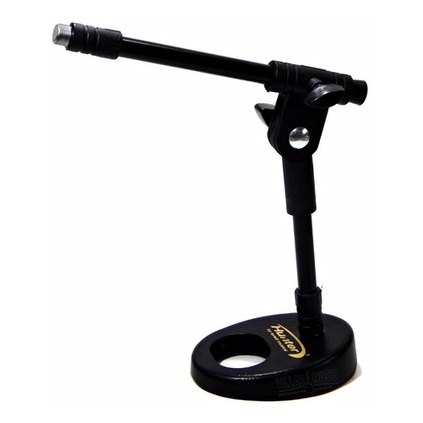 Pedestal Suporte Mesa Microfone Torelli Hpm56 Pés De Ferro