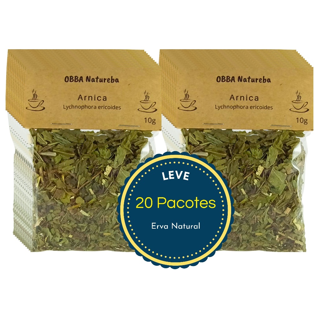 20 Chá De Arnica Erva Legítima Arnica-do-Campo Limpa Pura