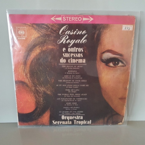 Lp Orq. Serenata Tropical - Cassino Royale E Outros - 1967