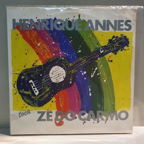 Lp Henrique Annes Toca Zé Do Carmo - 1987 - Autografado
