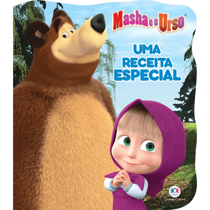 Livro Cartonado Recortado - Masha E O Urso - Uma Receita Especial