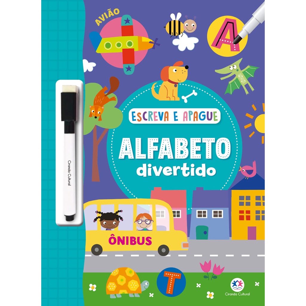 Livro Escreva E Apague - Alfabeto Divertido