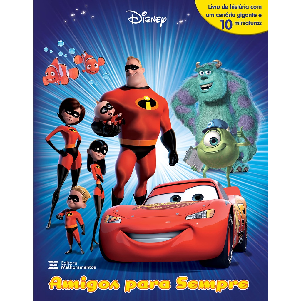 Livro Miniaturas - Disney Pixar Amigos Para Sempre