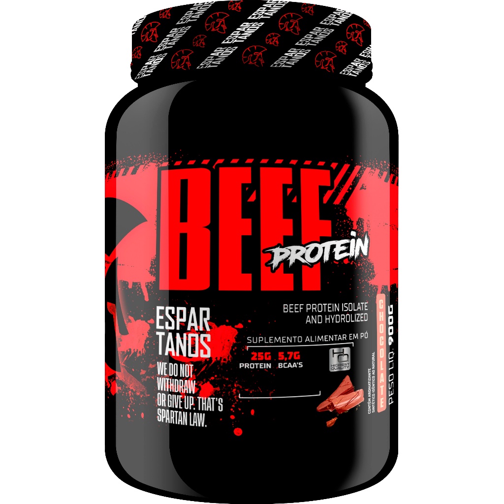 Proteina da carne - BEEF PROTEIN 900g  - Espartanos Carnívoro em Oferta na Shopee