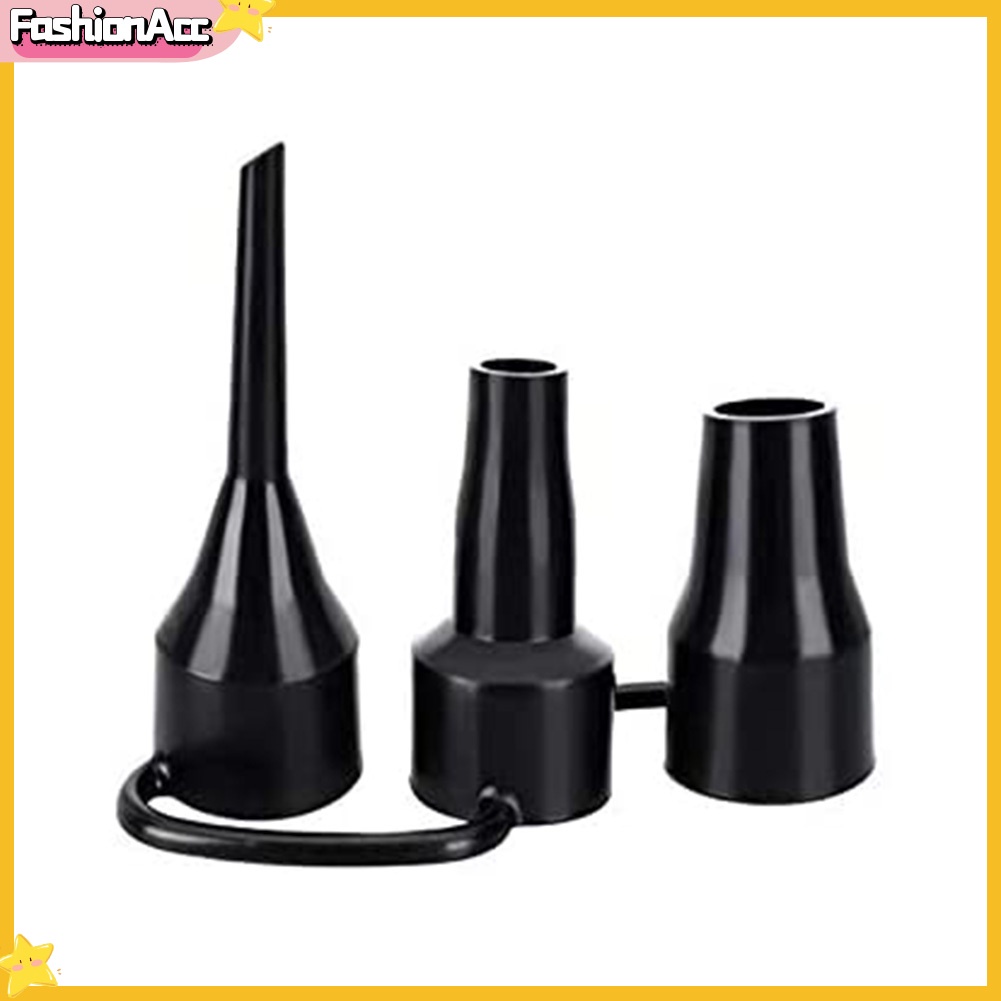 <FA> Bomba De Ar Elétrica Multifuncional Bico Cabeças Adaptador Para Brinquedos Infláveis Sofás