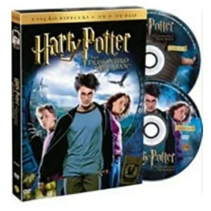DVD Saga Harry Potter - Harry Potter 3, O Prisioneiro De Azkaban - Edição Especial, DVD Duplo - Original Com Luva Completo
