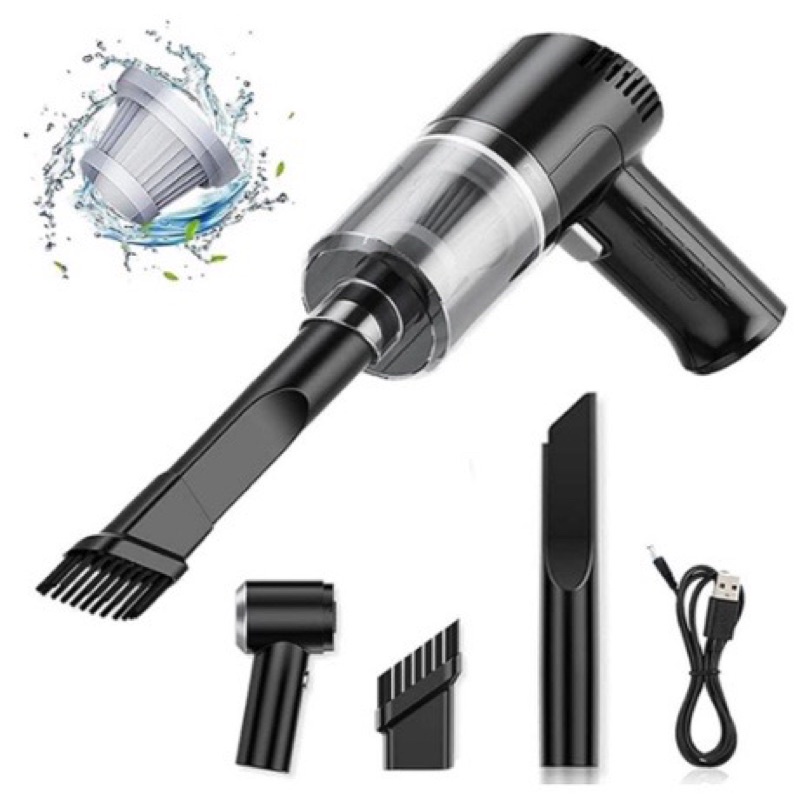 Mini Aspirador De pó Portátil Automotivo e Casa Potente Recarregável