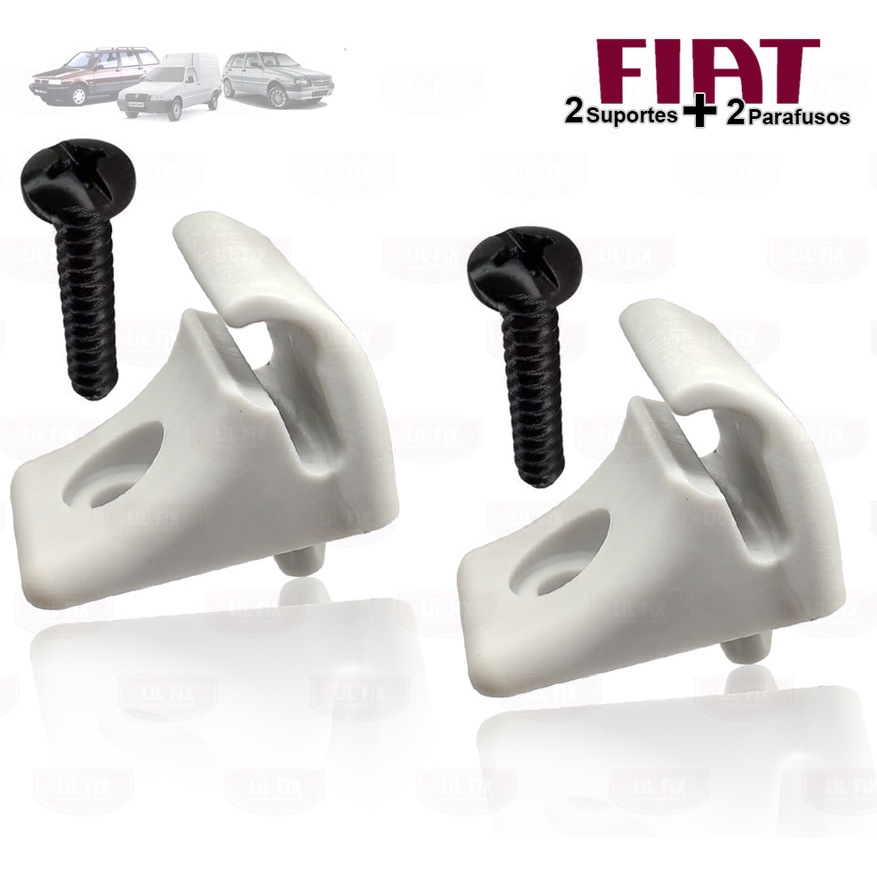 Kit Suporte Parafuso Quebrasol Parasol Fiat Uno 04/13