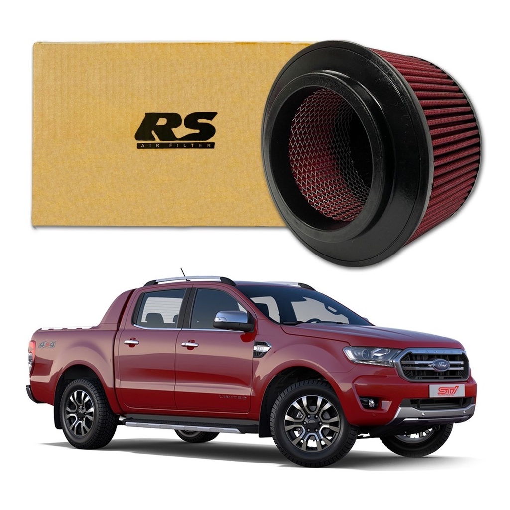 Filtro Ar Esportivo Lavável Inbox Rs Ford Ranger 3.2 20v TDCi Diesel LIMITED | PLUS | XLS | XLT | 4X4 | CS | CD RS2904