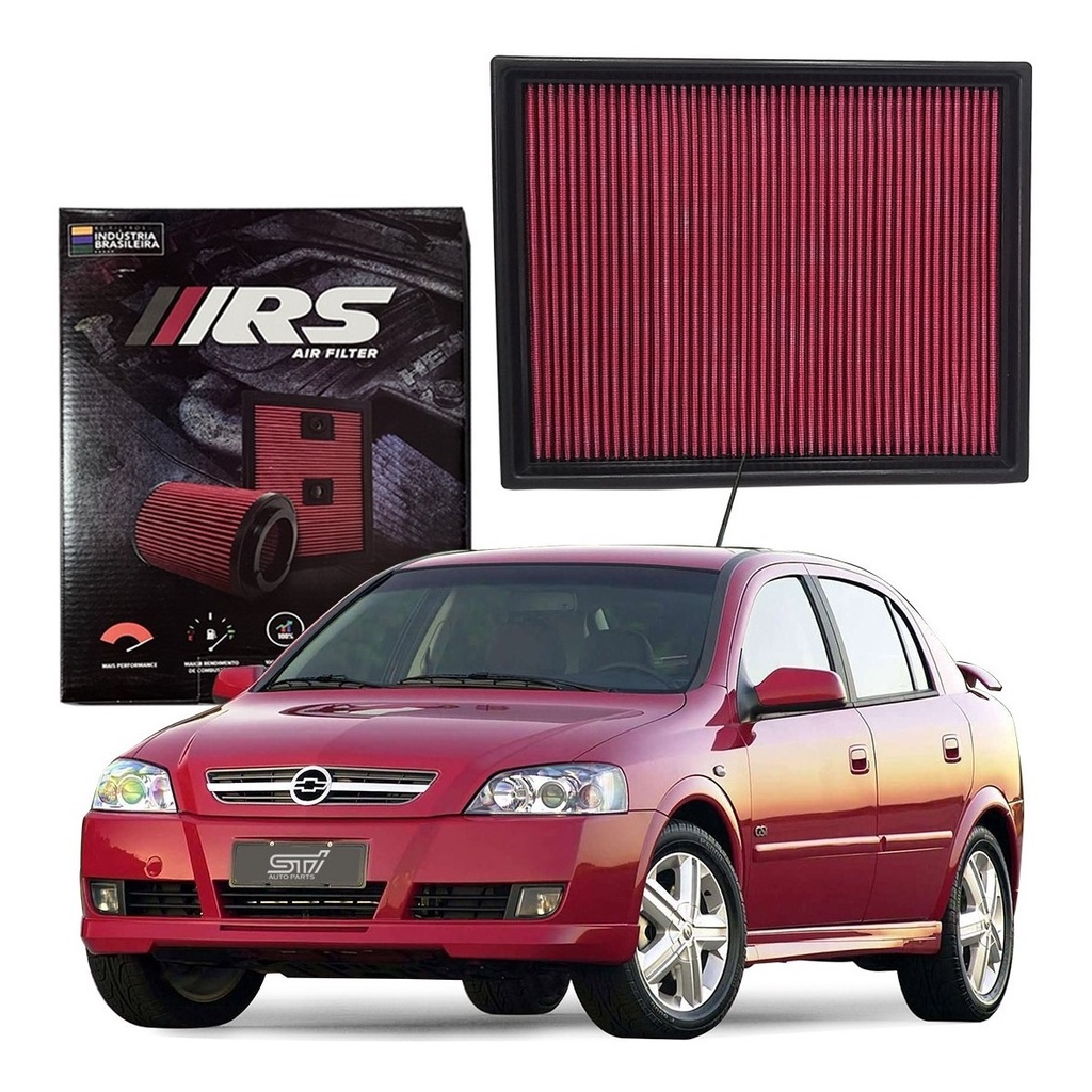 Filtro Ar Esportivo Lavável Inbox Rs Chevrolet Astra 2.0 8v e 16v Advantage | Confort | Elegance | Elite | Sport | CD