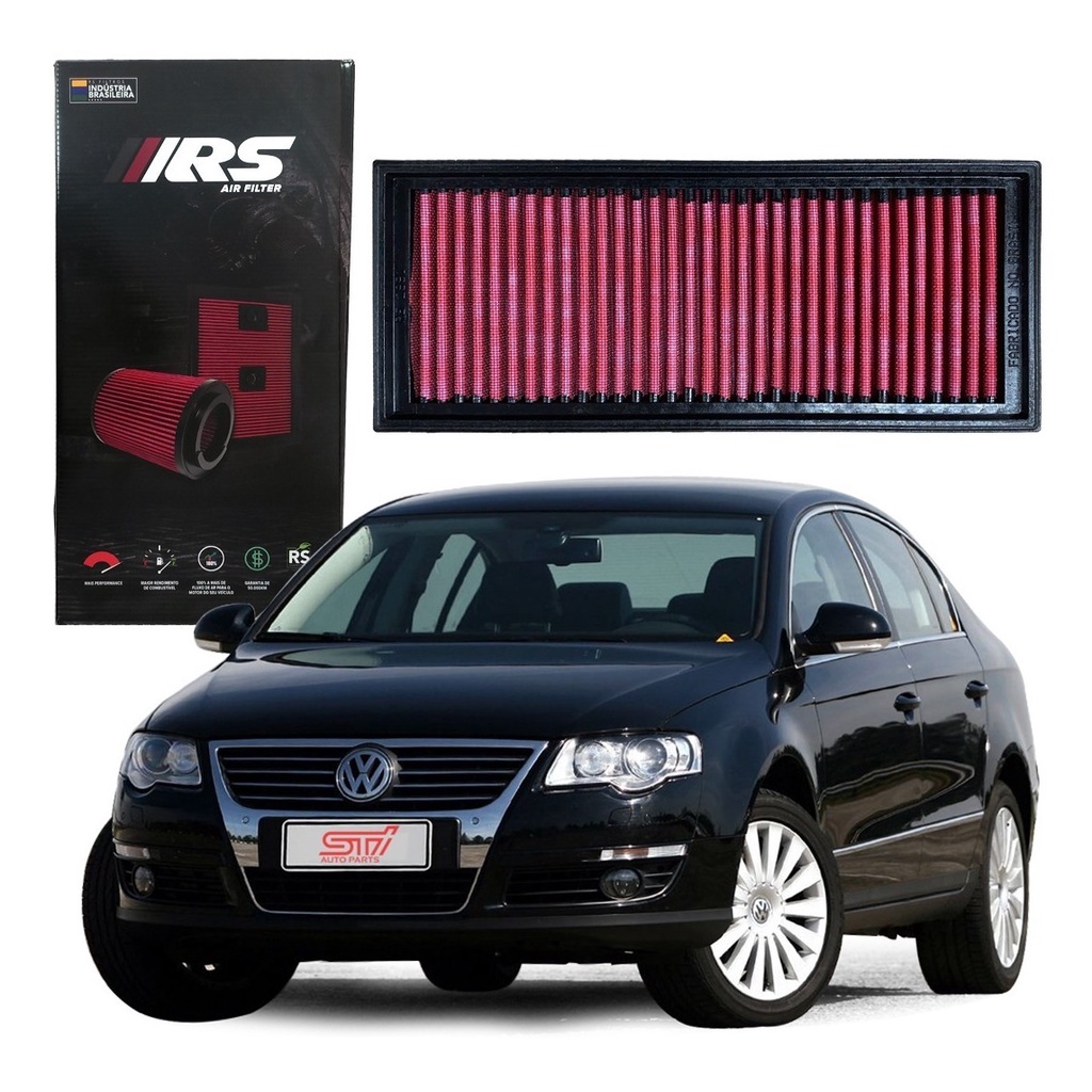 Filtro Ar Esportivo Lavável Inbox Rs Volkswagen Passat 2.0 TSI CONFORTLINE | VARIANT | HIGHLINE 2010 2011 2012 RS2991