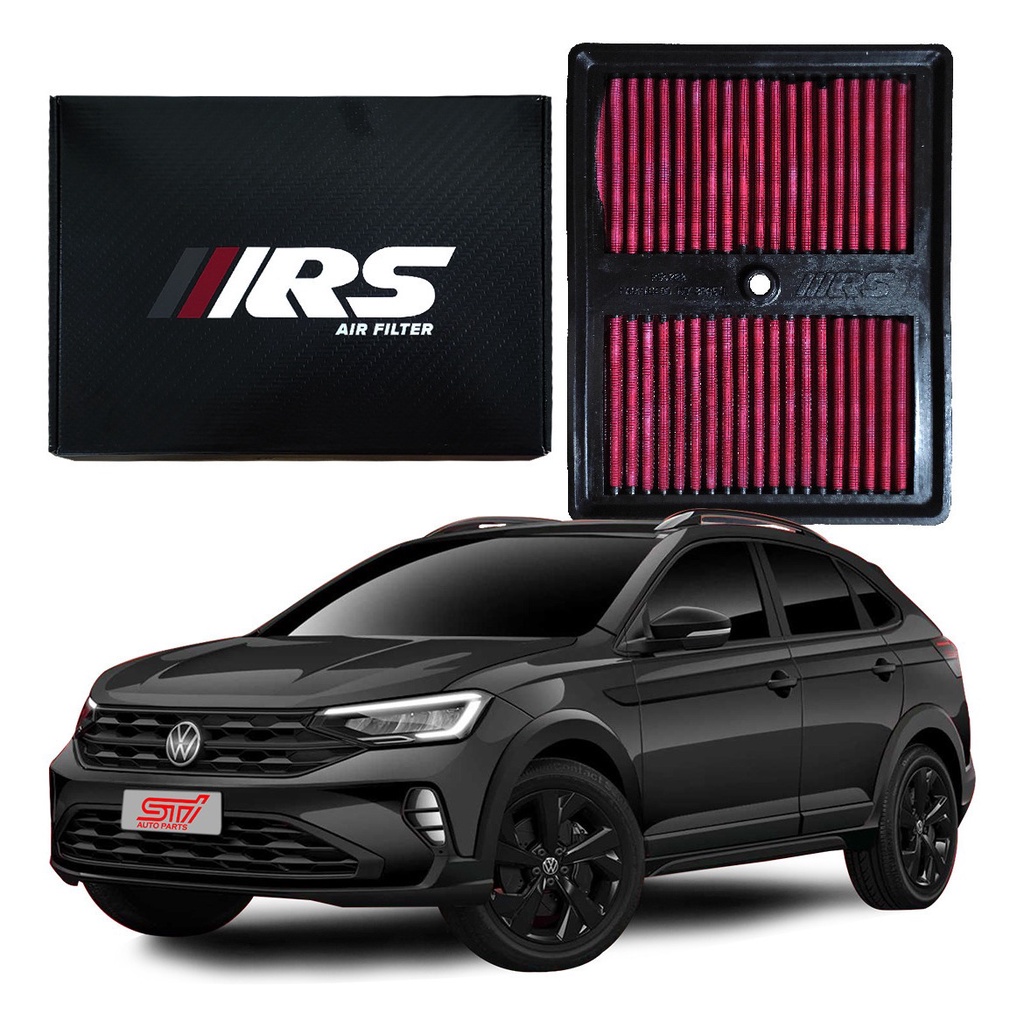 Filtro Ar Esportivo Lavável Inbox Rs Volkswagen Nivus 1.0 TSI 200 TSI | COMFORTLINE | HIGHLINE 2020 2021 2022 RS4280
