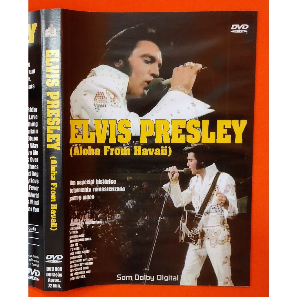 DVD Elvis Aloha From Hawaii Legenda em Português