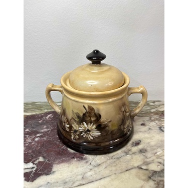 Açucareiro Antigo Em Porcelana Steatita Ñ Schmidt
