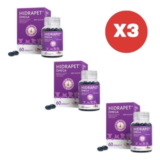 Kit 3 Hidrapet Ômega 60 Cápsulas Suplemento Agener em Oferta na Shopee