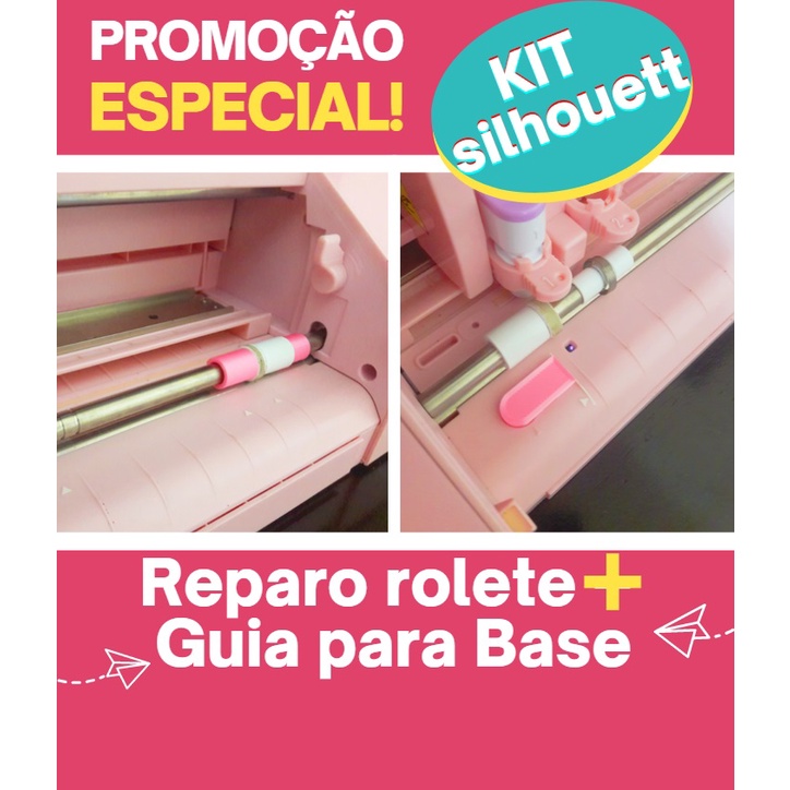 Reparo Ajuste para rolete  rolete Silhouette cameo  + Guia para Base sSilhouette cameo 3 e 4