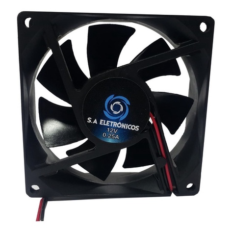 Cooler 80mm Fan Ventoinha 8cm Para Gabinete Pc Gamer Barato