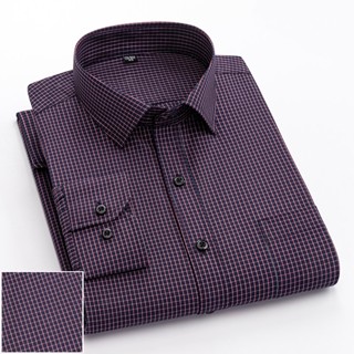 Casual Manga Longa Pequena Camisa De Trabalho Social Homem De Algodão Masculina Camisas