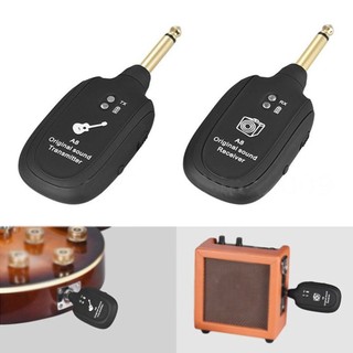 Transmissor Receptor Uhf P/ Guitar Viol Baix Sanfona Teclado