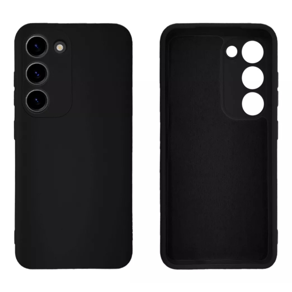 Capa Capinha Case Aveludada + Película de Cerâmica 9d Samsung Galaxy S23 em Oferta na Shopee