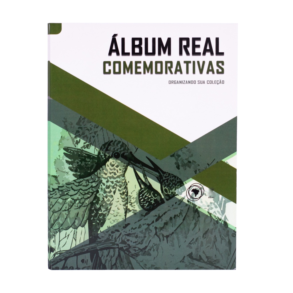 Álbum de moedas circulantes real comemorativas com olímpiadas