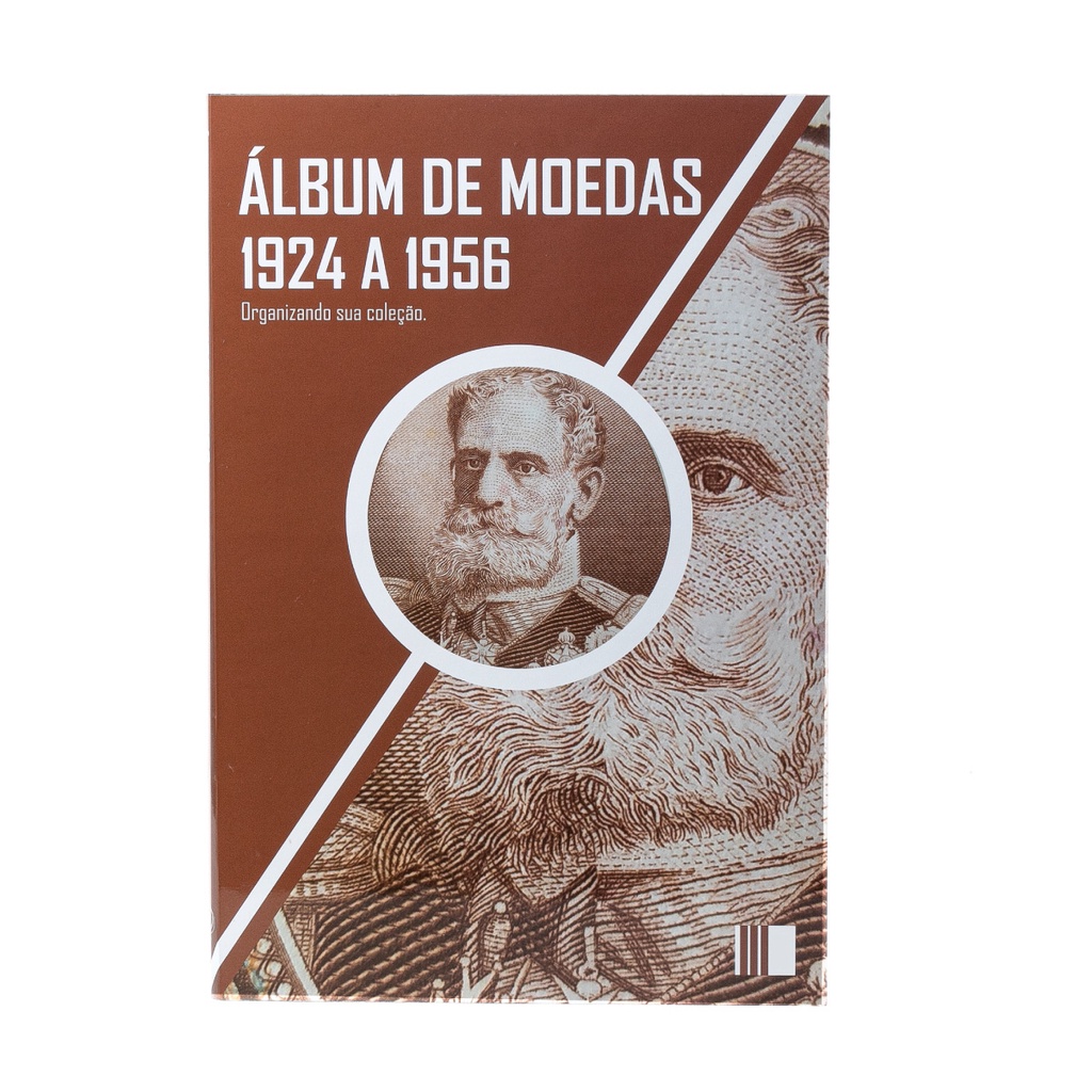 Álbum de moedas 1924 a 1956 Cruzeiro e Réis