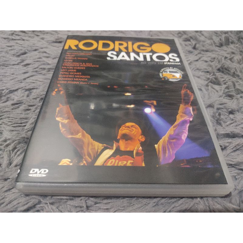 DVD Rodrigo Santos (ex-Barão Vermelho) ao vivo em Ipanema