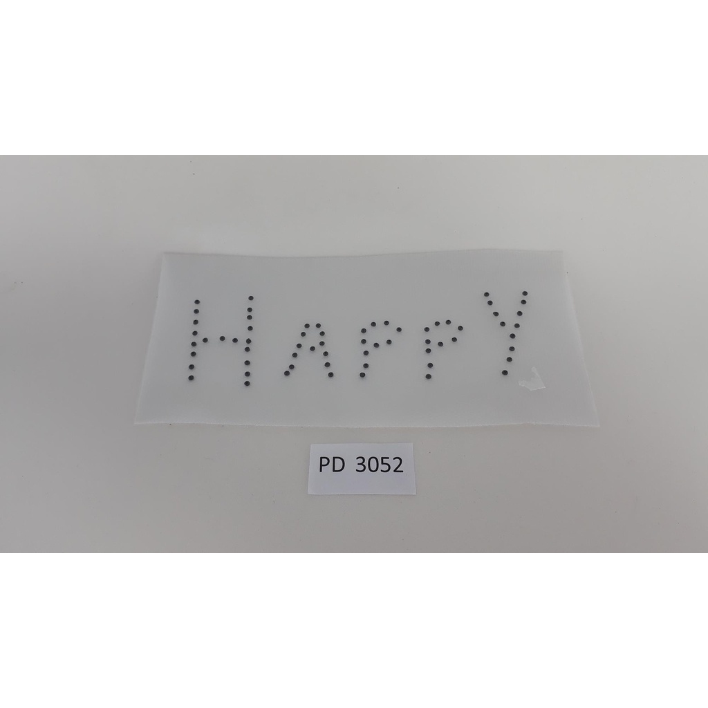 Termocolante - Happy - Chapinha sextavada - unid - 15x5 	3052 001 32Q3
