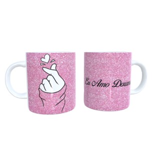 Caneca Porcelana Xicara Personalizada Eu Amo Dorama Mod 07