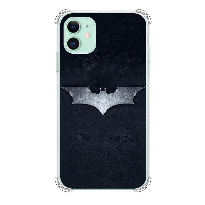 Capa para iPhone 6, iPhone 7, iPhone 8, 7 Plus, 8 Plus, iPhone X, iPhone XR, iPhone 11, iPhone 12, iPhone 13, iPhone 14 - Batman | Símbolo